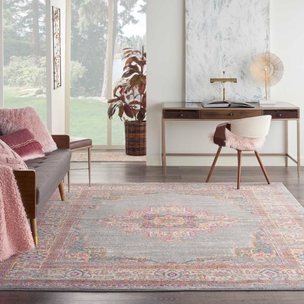 Nourison PASSION PSN03 GREY AREA RUG