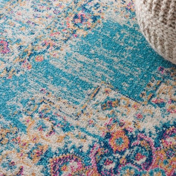 Nourison PASSION PSN03 LIGHT BLUE AREA RUG