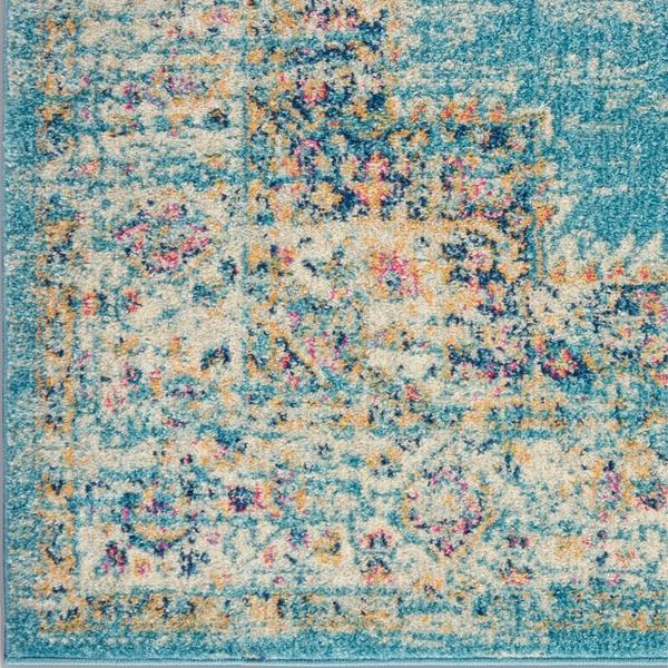 nourison PASSION PSN03 LIGHT BLUE AREA RUG
