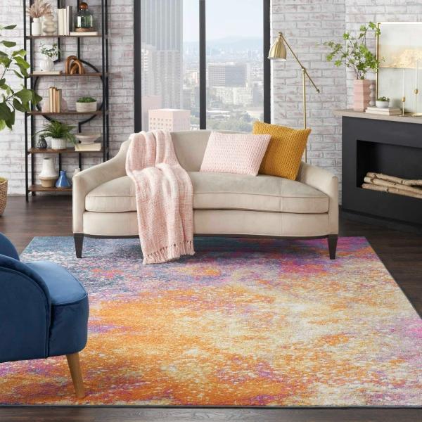 Nourison PASSION PSN10 SUNBURST AREA RUG