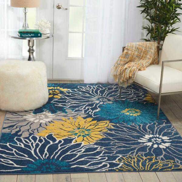 Nourison PASSION PSN17 BLUE AREA RUG