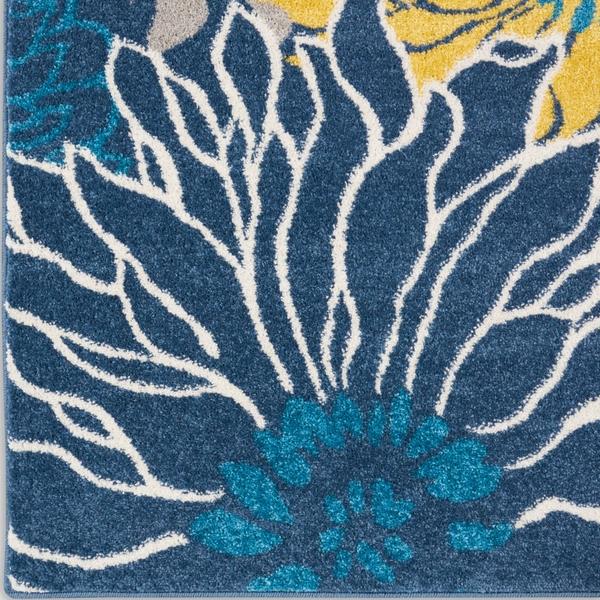 nourison PASSION PSN17 BLUE AREA RUG