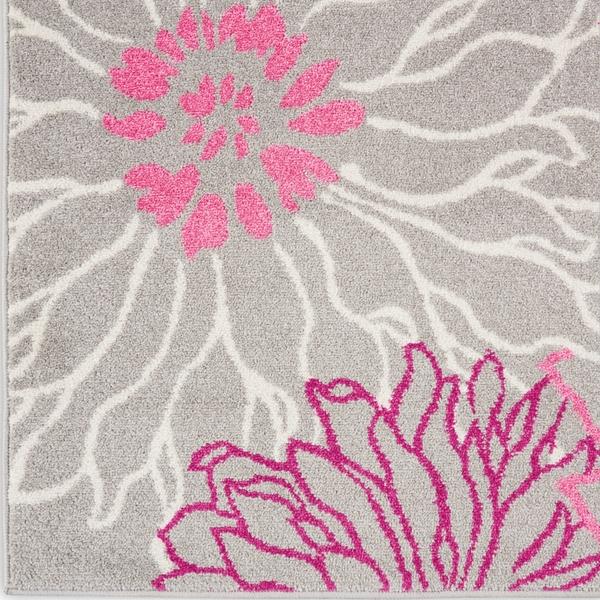 nourison PASSION PSN17 GREY AREA RUG