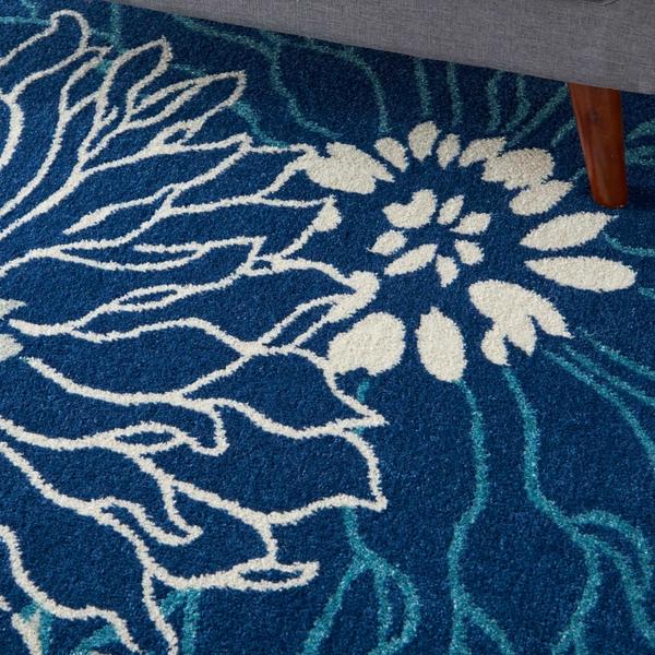 Nourison PASSION PSN17 NAVY/IVORY AREA RUG