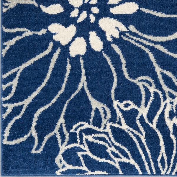 nourison PASSION PSN17 NAVY/IVORY AREA RUG