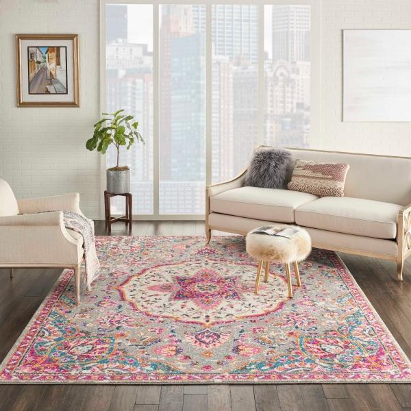 Nourison PASSION PSN22 GREY/MULTI AREA RUG