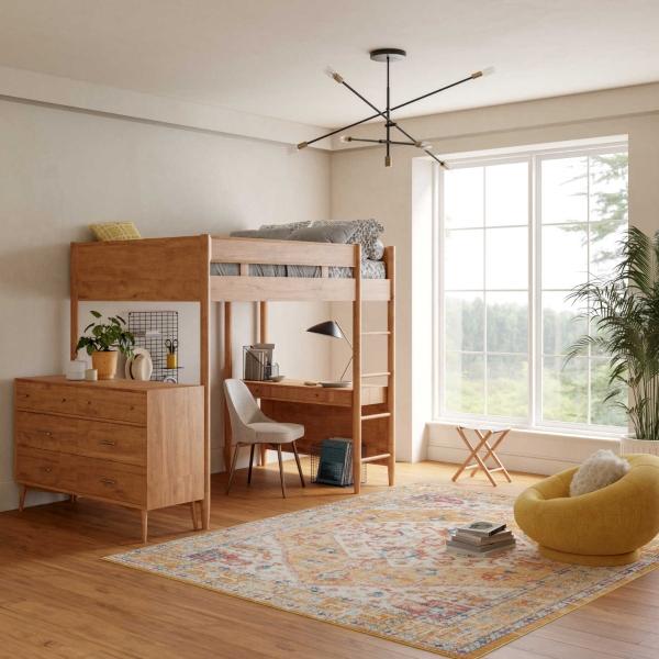 Nourison PASSION PSN23 IVORY/YELLOW AREA RUG