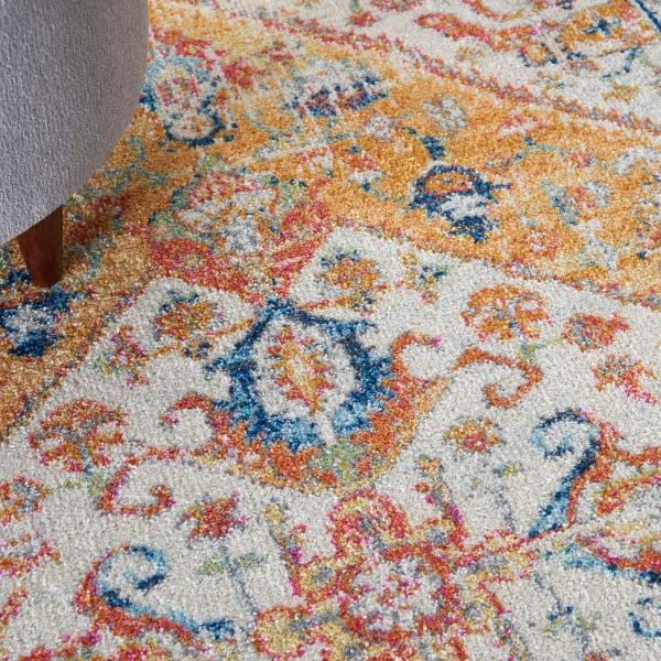 Nourison PASSION PSN23 IVORY/YELLOW AREA RUG