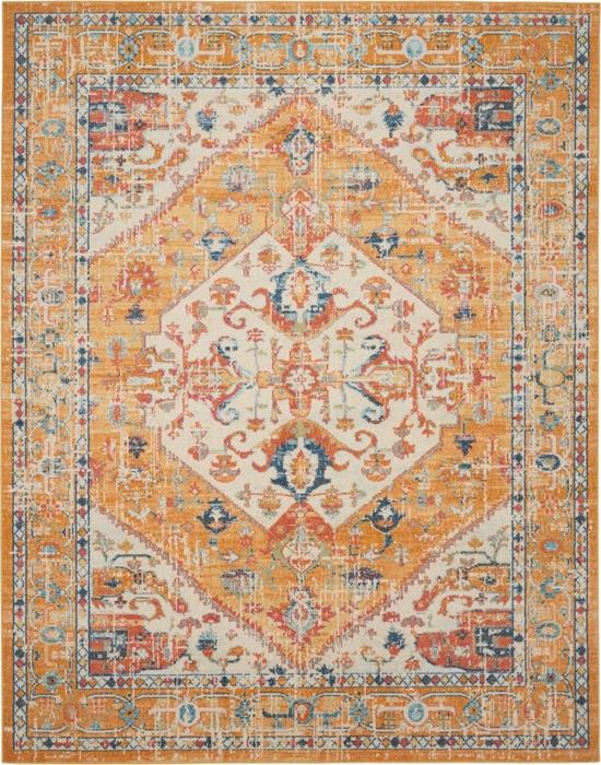 Nourison PASSION PSN23 IVORY/YELLOW AREA RUG