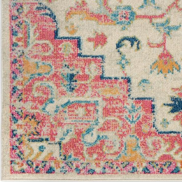 nourison PASSION PSN25 IVORY/PINK AREA RUG