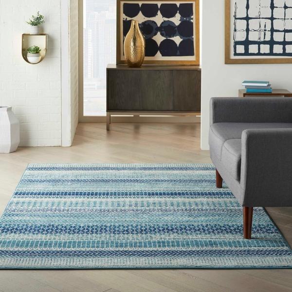 Nourison PASSION PSN26 NAVY BLUE AREA RUG