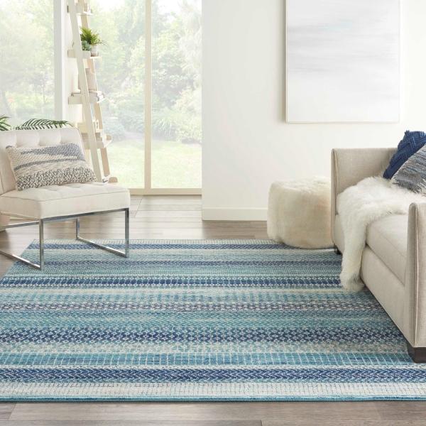 Nourison PASSION PSN26 NAVY BLUE AREA RUG