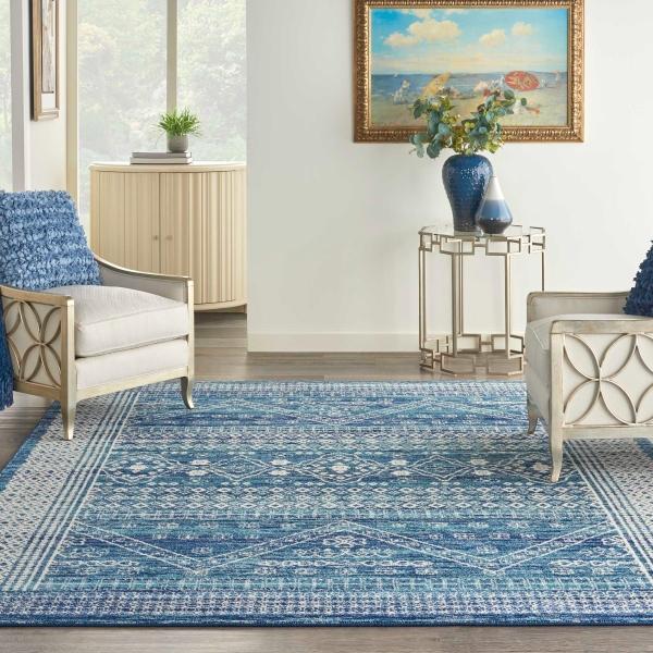 Nourison PASSION PSN27 NAVY BLUE AREA RUG