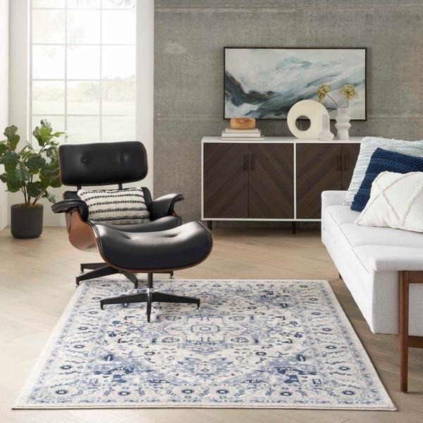 nourison Passion PSN33 Ivory/Grey Rug