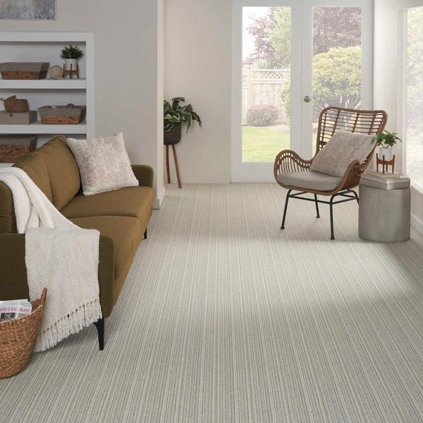 nourison PASTORAL STRIPE PSTST CLEAR HORIZON