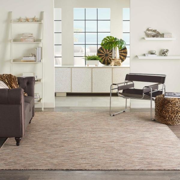 Nourison Positano Beige Outdoor Rug POS01 Home