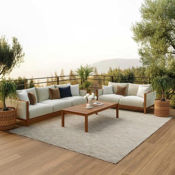 nourison Positano Beige Outdoor Rug POS01 Home