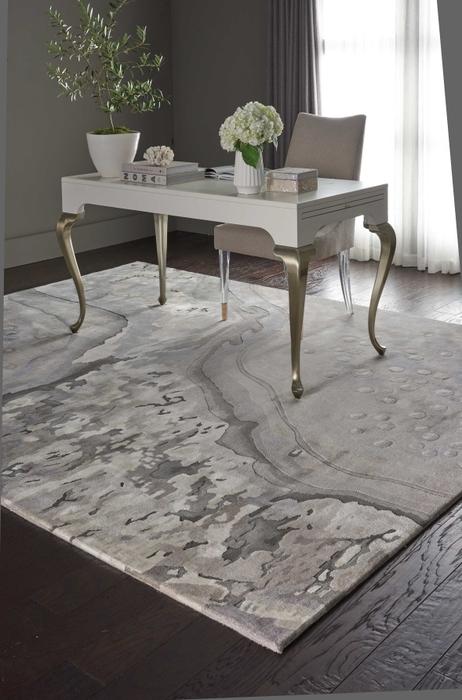 nourison PRISMATIC PRS05 SILVER CLOUD AREA RUG