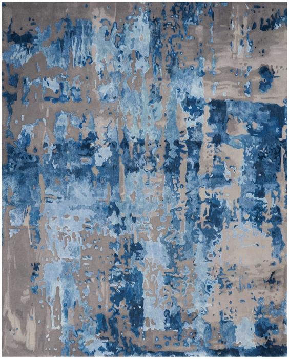 Nourison PRISMATIC PRS10 BLUE/GREY AREA RUG