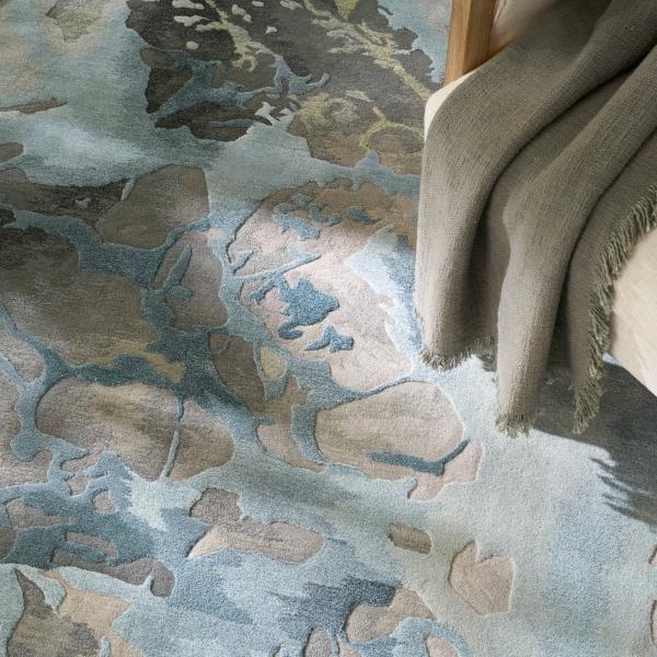 Nourison PRISMATIC PRS14 GREY/SLATE AREA RUG