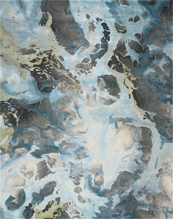 Nourison PRISMATIC PRS14 GREY/SLATE AREA RUG