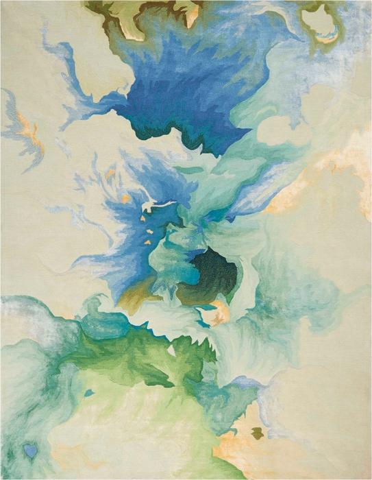 Nourison PRISMATIC PRS16 SEAFOAM AREA RUG