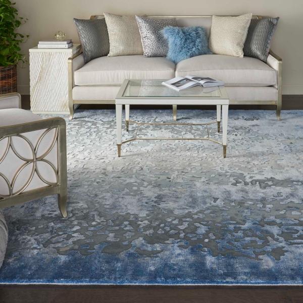 Nourison PRISMATIC PRS17 DENIM AREA RUG