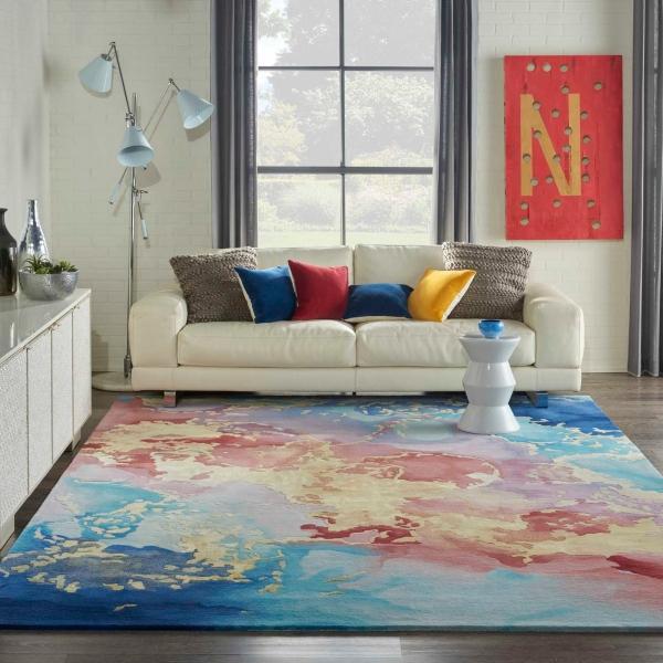nourison PRISMATIC PRS18 MULTICOLOR AREA RUG