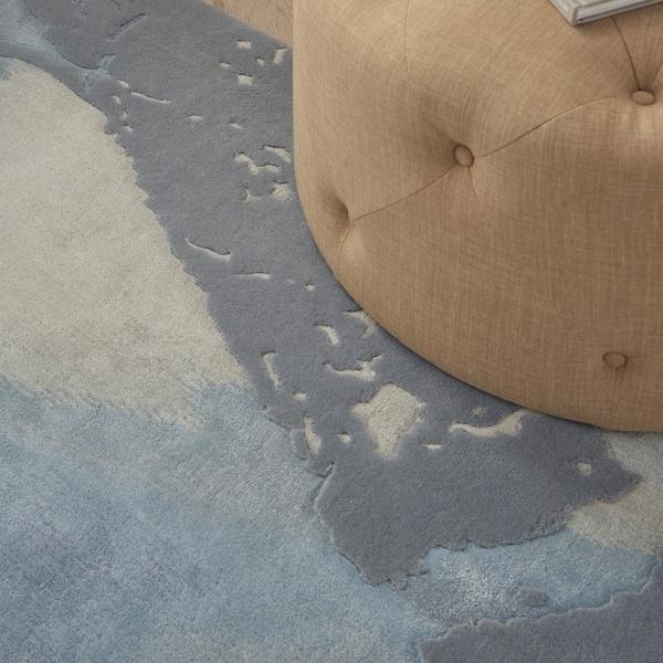 Nourison PRISMATIC PRS19 SEAFOAM/SILVER AREA RUG