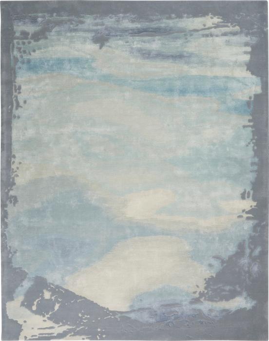 Nourison PRISMATIC PRS19 SEAFOAM/SILVER AREA RUG