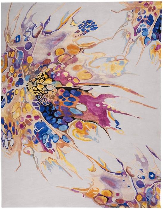 Nourison PRISMATIC PRS20 GREY LILAC MULTI AREA RUG