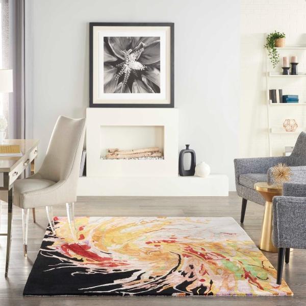 Nourison Prismatic PRS21 Multicolor Area Rug