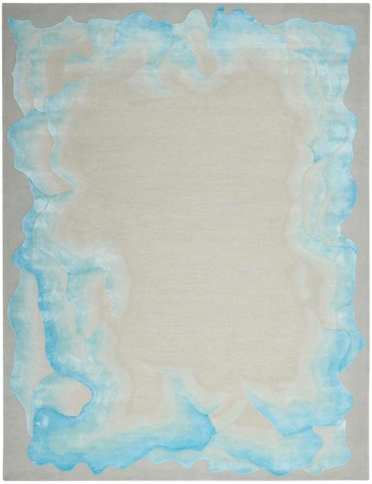 Nourison PRISMATIC PRS22 SEA MIST BLUE AREA RUG
