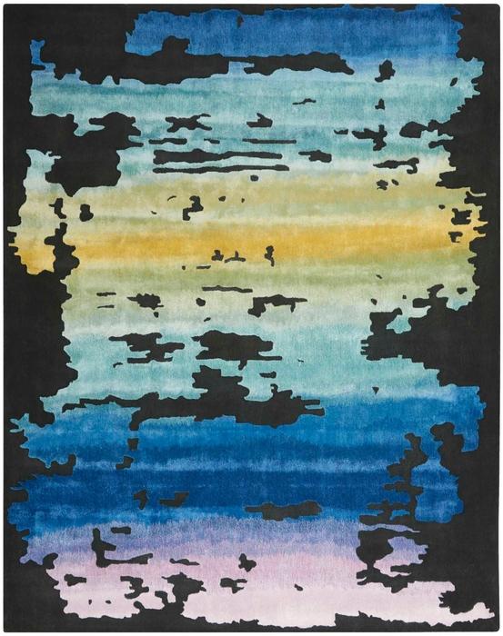 Nourison PRISMATIC PRS23 BLACK/MULTI AREA RUG