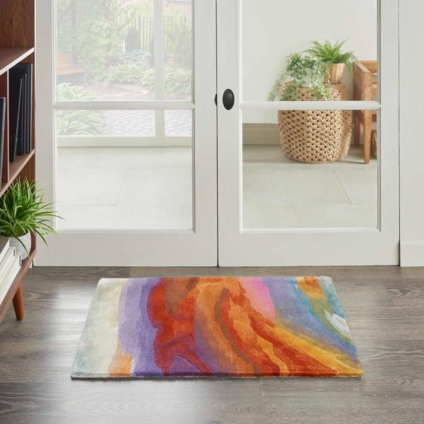 Nourison Prismatic PRS25 Multicolor Rug