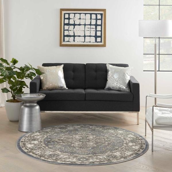 Nourison Quarry Blue Indoor Only Persian Rug QUA05