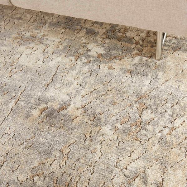 Nourison QUARRY QUA03 BEIGE/GREY AREA RUG