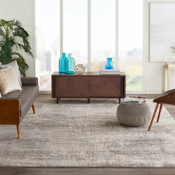Nourison QUARRY QUA03 BEIGE/GREY AREA RUG