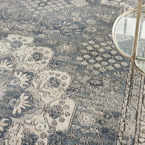 Nourison QUARRY QUA07 GREY/IVORY AREA RUG