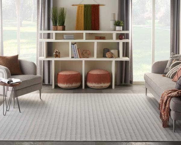 Nourison RAVISHING STRIPE RAVST PEWTER
