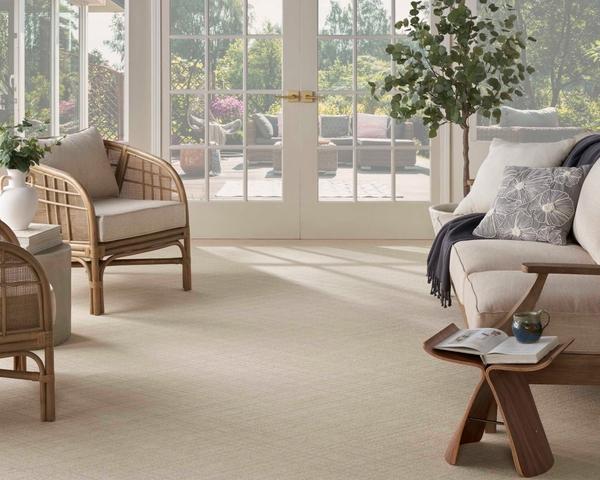 nourison REFINED PLAID RFNPL BISQUE