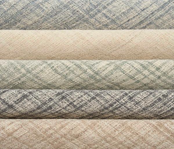 Nourison REFINED PLAID RFNPL SMOKE