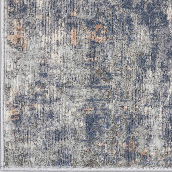 nourison RUSTIC TEXTURES RUS01 GREY/BEIGE AREA RUG