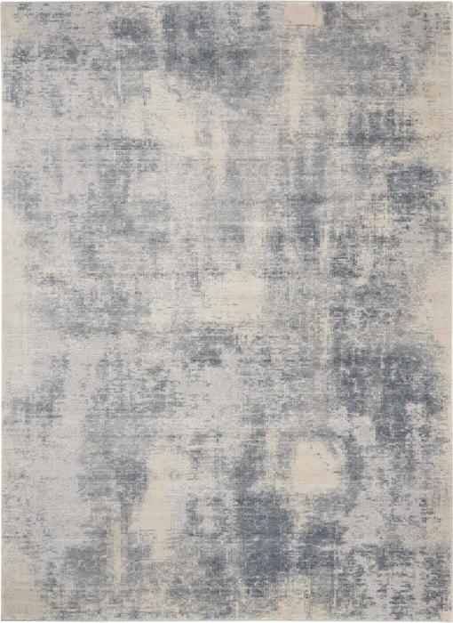 Nourison RUSTIC TEXTURES RUS02 BLUE/IVORY AREA RUG