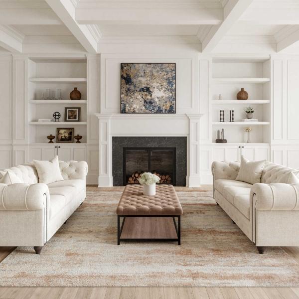 Nourison RUSTIC TEXTURES RUS03 BEIGE AREA RUG