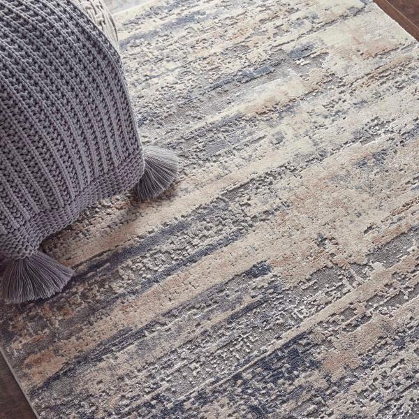 Nourison RUSTIC TEXTURES RUS04 BEIGE/GREY AREA RUG