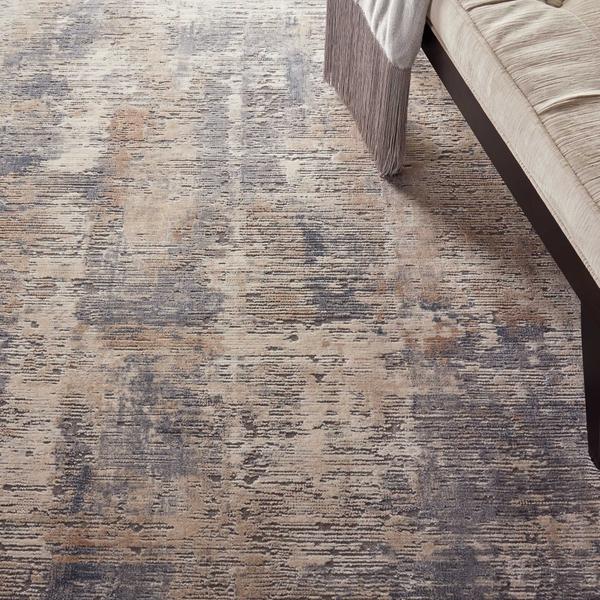 Nourison RUSTIC TEXTURES RUS05 BEIGE/GREY AREA RUG