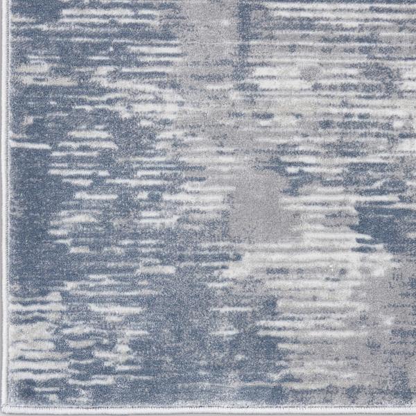nourison RUSTIC TEXTURES RUS05 GREY AREA RUG