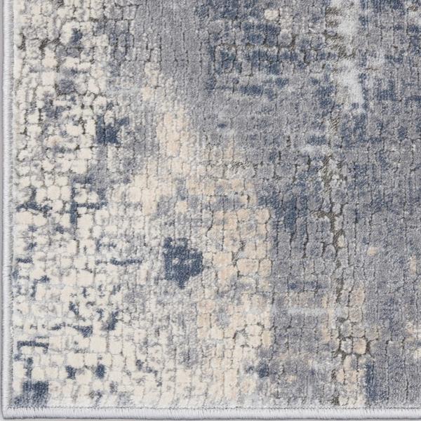 nourison RUSTIC TEXTURES RUS06 GREY/BEIGE AREA RUG