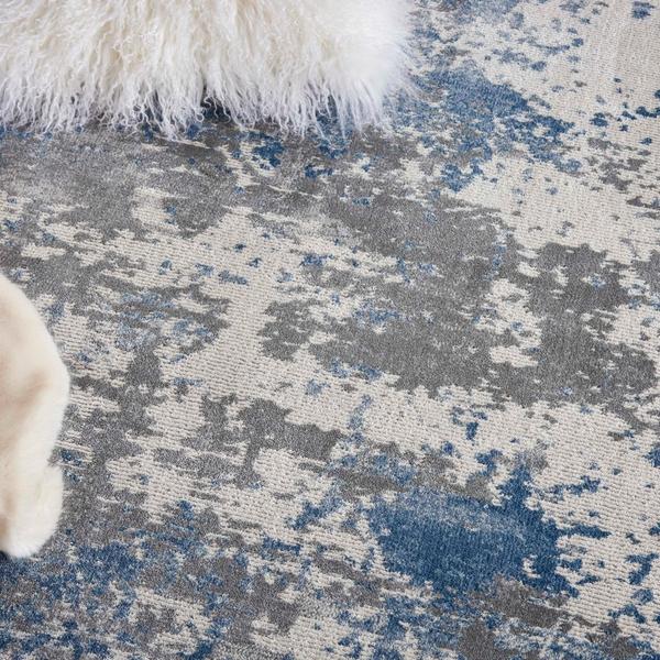 Nourison RUSTIC TEXTURES RUS08 GREY/BLUE AREA RUG